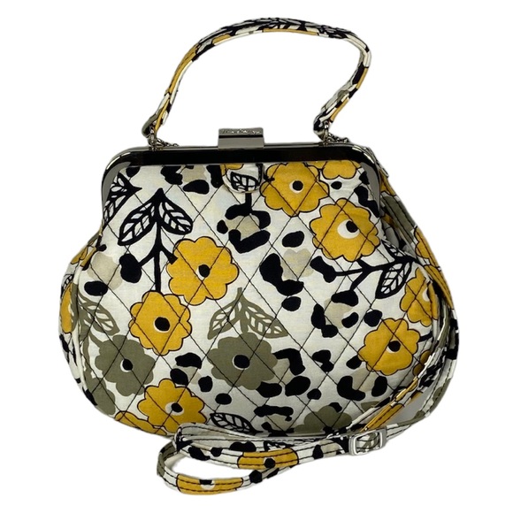 Vera Bradley Handbags - Vera Bradley Go Wild Mini Frame Handbag With Removable Shoulder Strap Floral